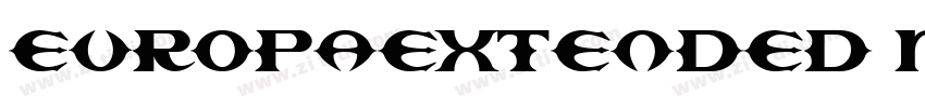 EuropaExtended Norm字体转换